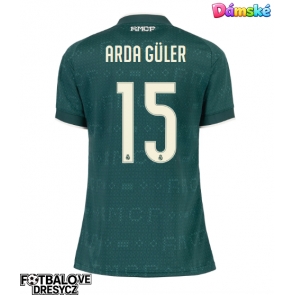 Real Madrid Arda Guler #15 Dámské Venkovní Dres 2026-27 Krátký Rukáv Real Madrid Arda Guler #15 Dámské Venkovní Dres 2026-27 Krátký Rukáv